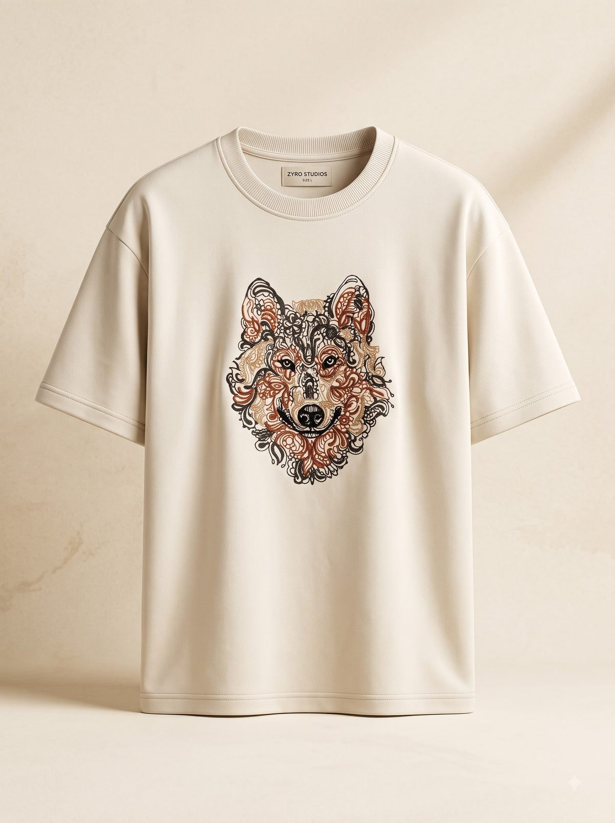 Wolf Embroidery